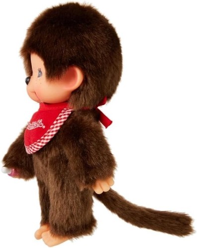 Sekiguchi Monchhichi Premium Standard Plush Toy Brown Boy S size 19cm Japan - Picture 3 of 5