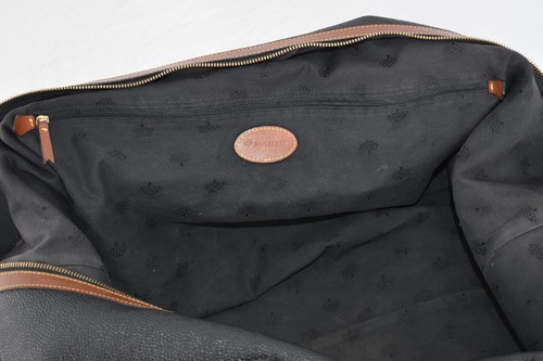 Mulberry Mole Navy Scotchgrain Leder Reißverschluss große Reisetasche Wochenende Schultertasche - Bild 22 von 23