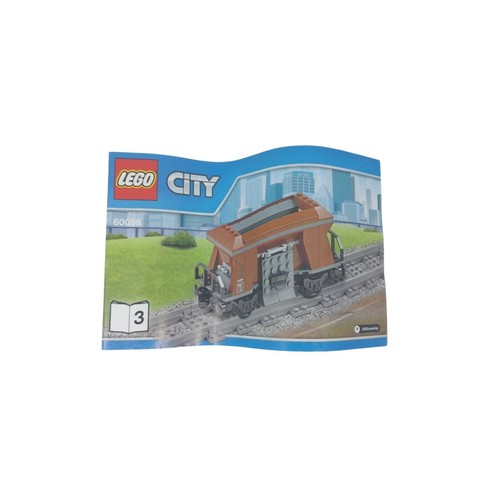 Lego City 60098 Tren de Transporte Pesado Manuales de Instrucciones Solo 1-6 - Imagen 8 de 13