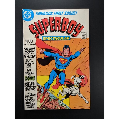 DC Superboy Spectacular #1 Comic Lot of 4 Krypto Cover Ross Andru 1980 Mid Grade - Picture 5 of 6