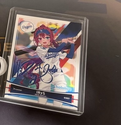2025 Dodgers Hololive Signature Card IRyS | eBay