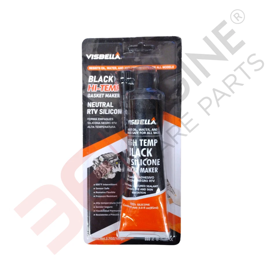 RTV Silicone Instant Gasket Maker black High Temperature Sealant 85G Tube