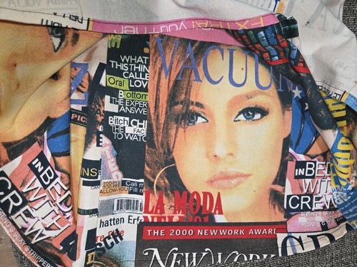 Vtg DOLCE & GABBANA D&G MAGAZINE PRINT SKIRT Size 28/42 A-LINE SKIRT TYPE - Picture 20 of 21