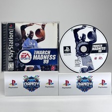 NCAA March Madness 99 PS1 CIB W/ Manual - PlayStation