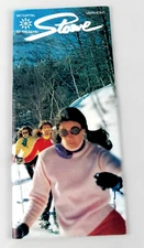 1972-1973 STOWE Ski Resort Vermont Multi-Page Advertising Brochure Vintage