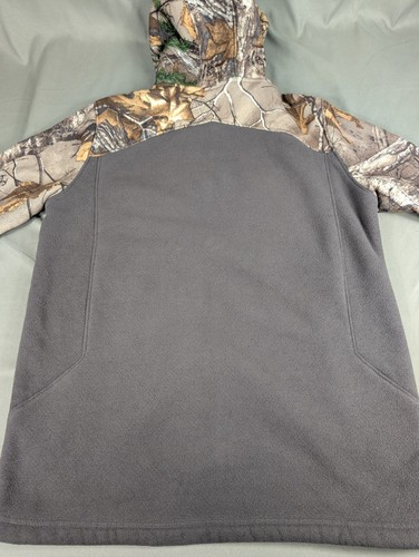 Under Armour X Real Tree Jacket Youth Extra Large Brown Camo Stealth Mid Season - Picture 8 of 8