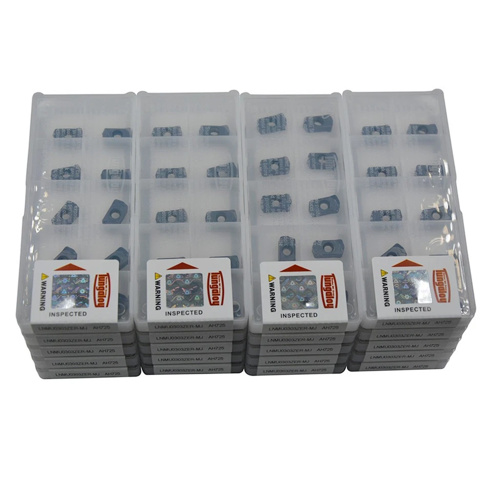 200PCS LNMU0303ZER-MJ Fast feed carbide milling ENR03 insert Rapid metal removal - Image 3 of 4