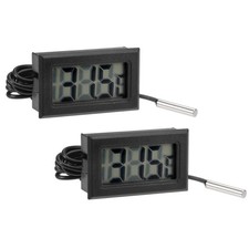 Digital Thermometer 10K with 16ft NTC Temperature Sensor Probe 2pcs