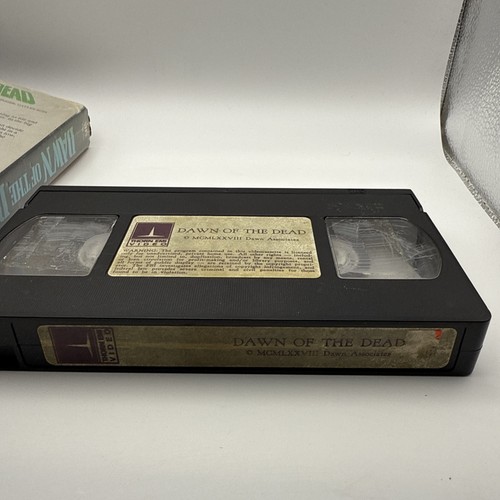 Dawn of the Dead George Romero VHS, Thorn EMI David Emge Zombie Video Clamshell - Bild 13 von 16