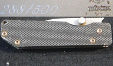 Buck Strider Folding Knife 1st Production Run BOS BG42 USA Limited 500