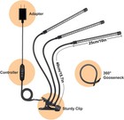 Plant Grow Light 3 Head Horticultural LED Light Full Spectrum Lamp by JINHONGTO