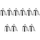10 PCs Rotweinflasche Stopper Edelstahl Weinstecker Getränke Flaschenstopper