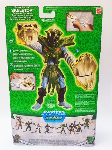 2003 MATTEL MOTU MASTERS OF THE UNIVERSE 200X SNAKEMEN - SNAKE CRUSH SKELETOR - Picture 8 of 10