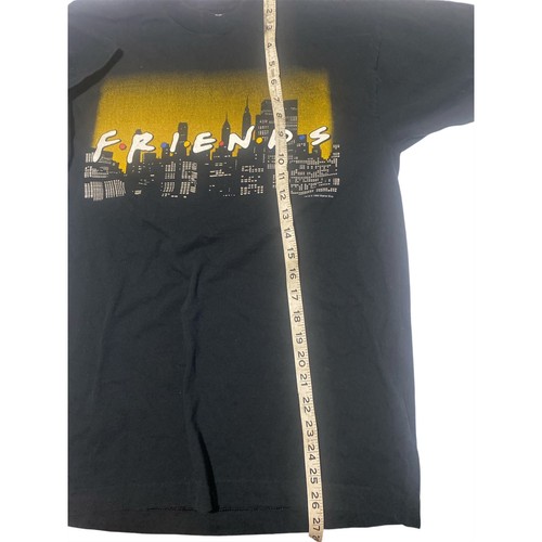 Vintage Friends TV Show T Shirt Black 1995 Warner Bros. Cityscape Single Stitch - Picture 8 of 8