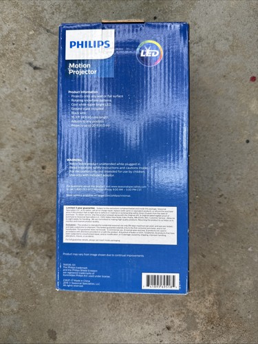 Philips Motion Projector Rotating Snowflakes Cool White Super Bright - Picture 3 of 3