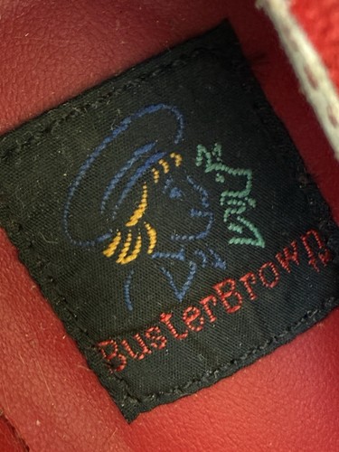 Buster Brown Red Shoes Girls Cowgirl 1.5 Med. Leather/ManMade 1990s Vintage - Picture 4 of 19