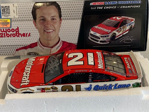 TREVOR BAYNE #21 2013 MOTORCRAFT QUICKLANE AUTOGRAPHED 1/24 PLEASE READ!!!! - Picture 2 of 15