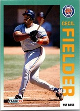 1992 Fleer #133b Cecil Fielder