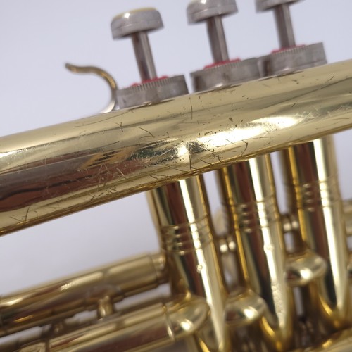 Vintage 1950’s Conn Director Brass Cornet With Case And Accessories - Picture 19 of 23