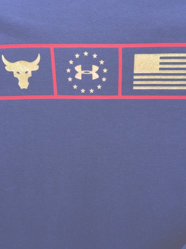 Under Armour Project Rock Respect Graphic Long Sleeve Shirt 1346108 Blk Men’s M - Picture 8 of 10