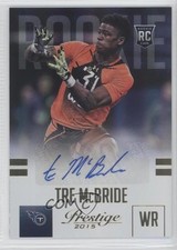 2015 Panini Prestige Extra Points Gold Signatures /50 Tre McBride Rookie Auto RC