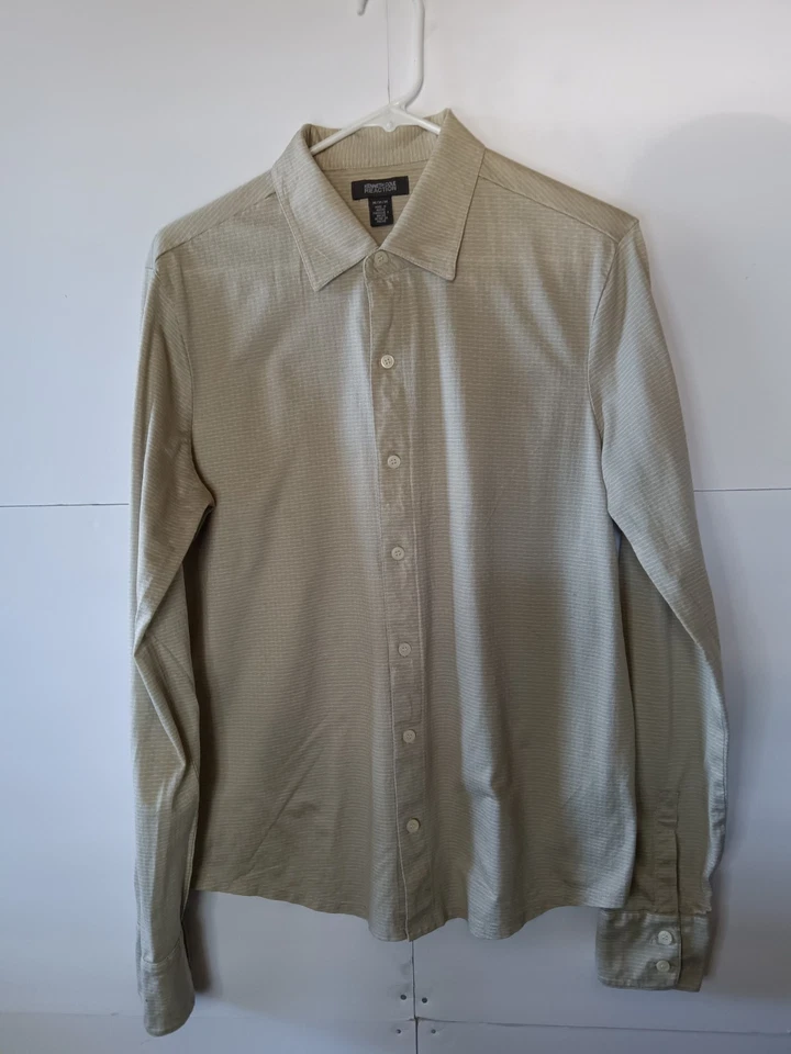 Kenneth Cole Reaction Long Sleeve Pocket Button Down Collared Shirt. Sz M. - Image 3 of 4