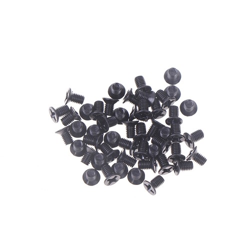 50Pcs Computer PC Case 2.5" Hard Drive Screw Flat Countersunk Cross Head Bolt - Afbeelding 10 van 12