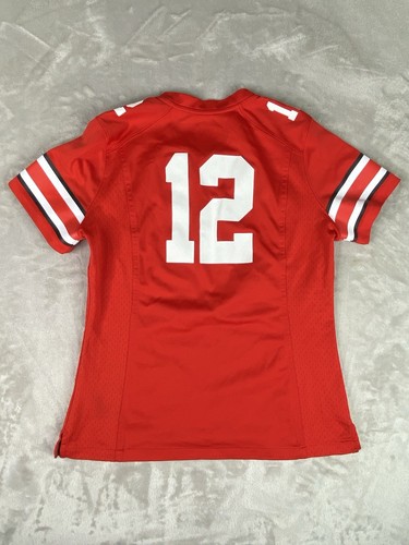 Ohio State Buckeyes Bryce West #12 Nike Scarlet Womens M - Picture 8 of 11