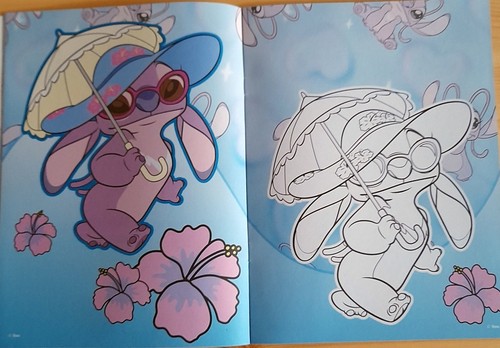 Multicolor Malbuch 17 Bilder zum Ausmalen Disney Stitch - Bild 5 von 6