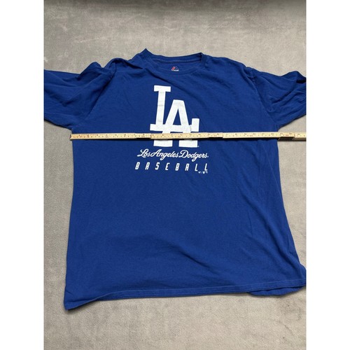 Majestic Los Angeles Dodgers Baseball Long Sleeve Shirt Royal Blue XL - Picture 6 of 8