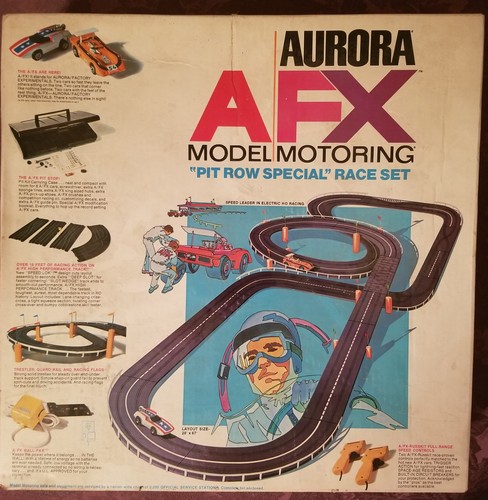 Aurora AFX PIT ROW SPECIAL - Racing Set; Fair Cond; No Cars & No Pit Kit