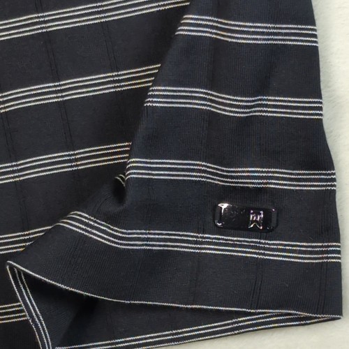 Nike Tiger Woods Collection Golf Polo Shirt Dri Fit Black White Striped Size XXL - Picture 5 of 11