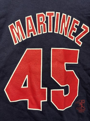 Vintage Shirt Boston Red Sox Majestic Boy Size Medium Pedro Martinez Jersey NWT - Picture 4 of 8