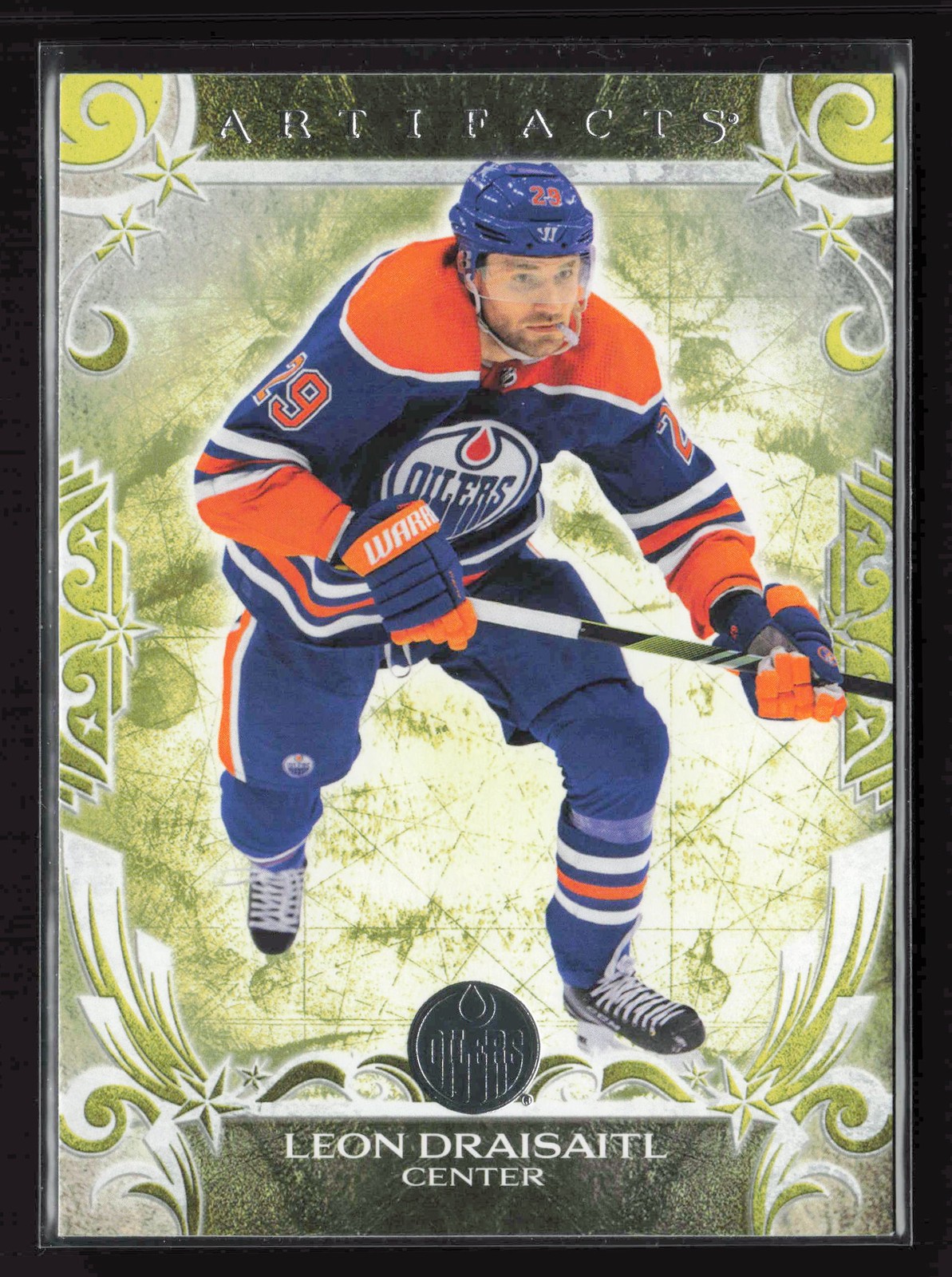 2024-25 Upper Deck Artifacts - Neon Green - #154 Leon Draisaitl