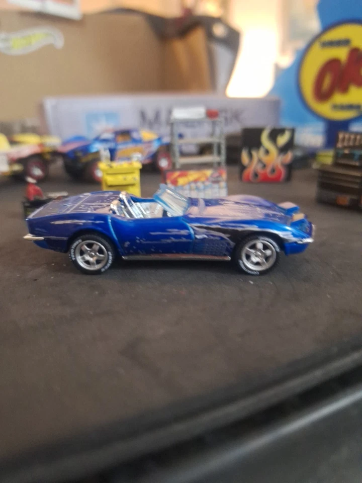 Hotwheels Custom 72 Stingray Convertible Ruedas Cambiadas Y Sueltas #2 Foto 3 de 4