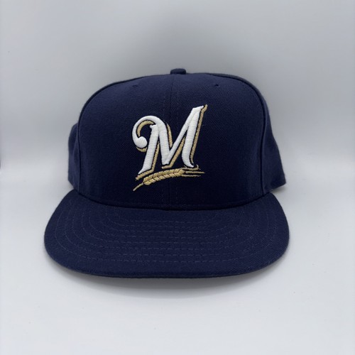 DE COLECCIÓN AÑOS 90 NUEVA ERA MILWAUKEE BREWERS 5950 DIAMANTE 7-1/2 MLB SOMBRERO SIN EXISTENCIAS 1998 - Imagen 1 de 5