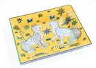 Hermes Les Leopards Change tray yellow porcelain Ashtray plate leopard 054