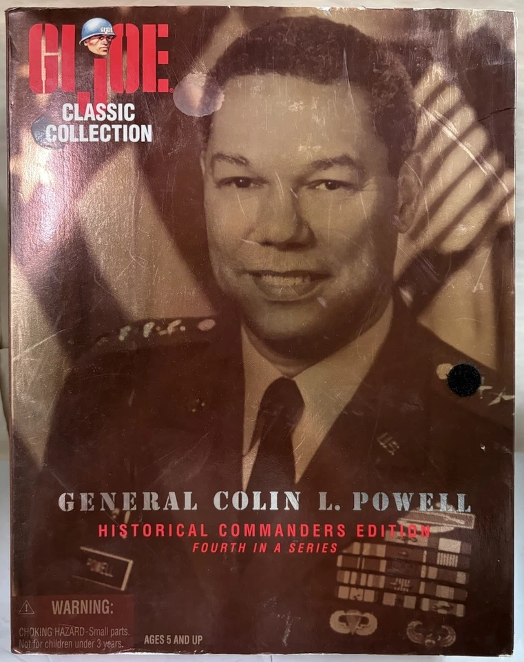 1998 Kenner G.I. Joe Classic Collection 科林·鲍威尔将军 12 英寸人偶 NIOB — 第 2/4 张图片