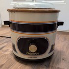 Vintage 70s Rival Crock-Pot Model 3100/2 Slow Cooker 3 1/2 Qt Works Box & Manual
