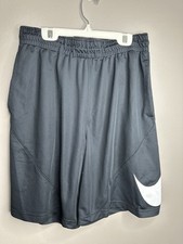 NIKE Boys Size L Large Black  White Shorts