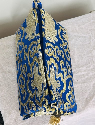 Reise Kosmetiktasche Danielle Creations orientalisch blau/gold Brokat - Bild 7 von 15