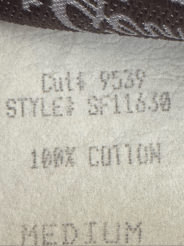 Saint Germain medium vintage button up denim 100% cotton leather criss cross acc - Picture 7 of 7