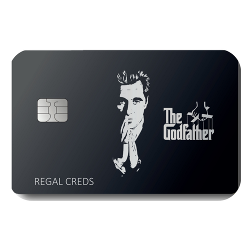 The God Father Custom Vinyl Credit Card Sticker by CC Wraps - Picture 1 of 2