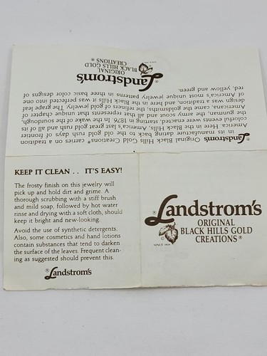 Vintage Black Hills Gold Leaves & Grapes Necklace & Earring Set, 10k   BB26.17 - Bild 9 von 12