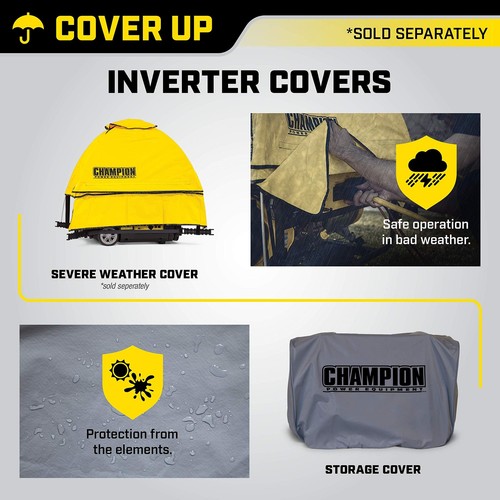 Champion Weather-Resistant Storage Cover for 3000-Watt or Higher Inverter - Picture 7 of 7