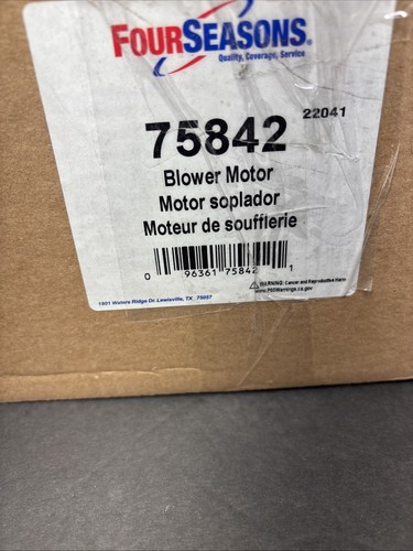 HVAC Blower Motor 4 Seasons 75842 - Picture 3 of 3