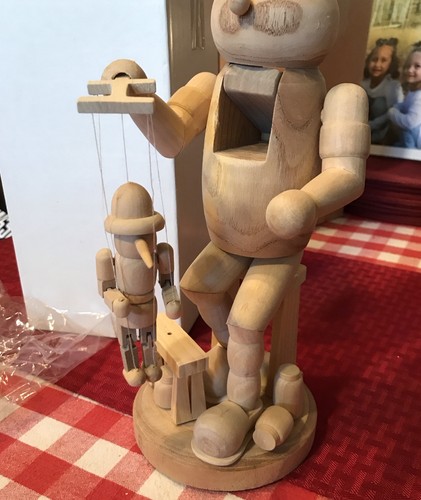 Vintage Zim's Unfinished Wood PUPPET MAKER Nutcracker 11" Christmas Project - Picture 8 of 15