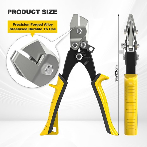 Muesca manual de chapa, herramienta de muesca de conducto, herramientas de chapa, muesca de chapa... - Imagen 2 de 6