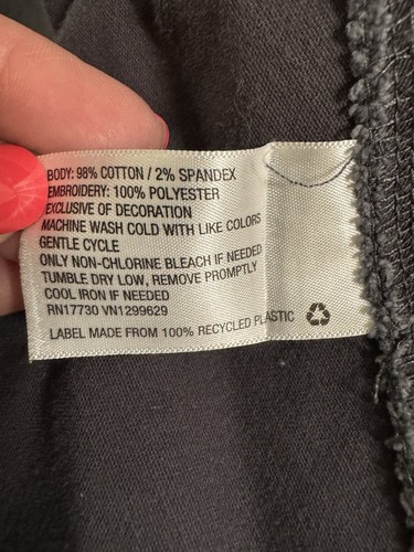 Chaqueta Denim Knox Rose Mujer 2XL Gris Campesina Boho Bordada Peplum Azteca Usada en Excelente Condición - Imagen 8 de 8