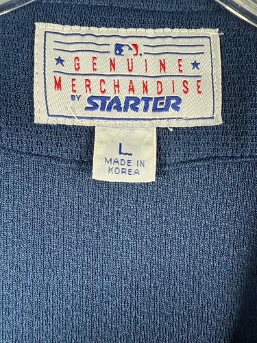 Vintage 90s Atlanta Braves Sewn STARTER Button Jersey Mens Large - Picture 5 of 8